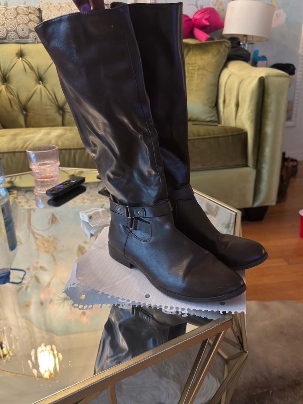 Women's Tall Riding Boots - brown